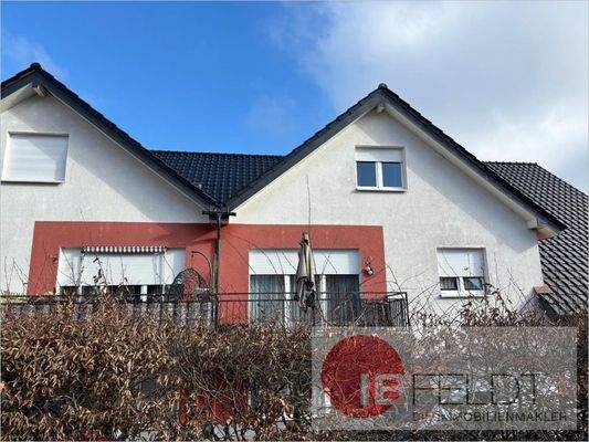 Frontalansicht auf die Balkone zum Südring