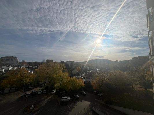 Fernsicht aus Wohnzimmerfenster