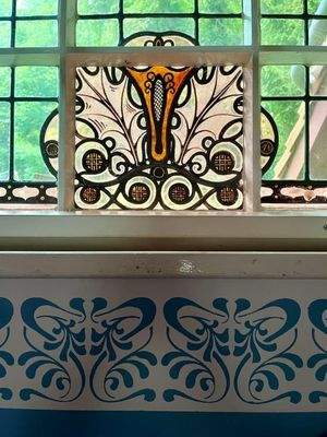  EG | Detail: bauzeitliche GLASFENSTER