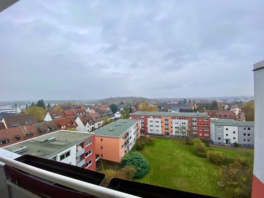 Blick vom Balkon nach Süden