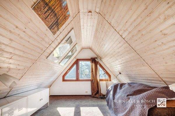 Schönes Schlafzimmer mit Ausblick