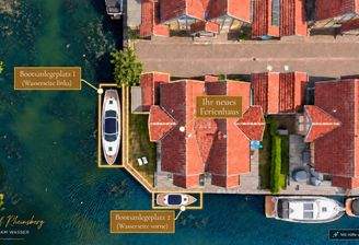 Bootsanlegeplätze direkt am Haus