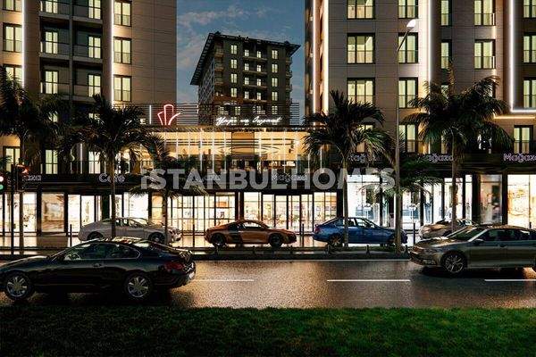 City and Nature View Apartments Near the Mall in Eyupsultan