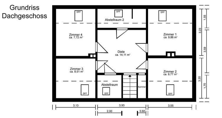Grundriss Dachgeschoss