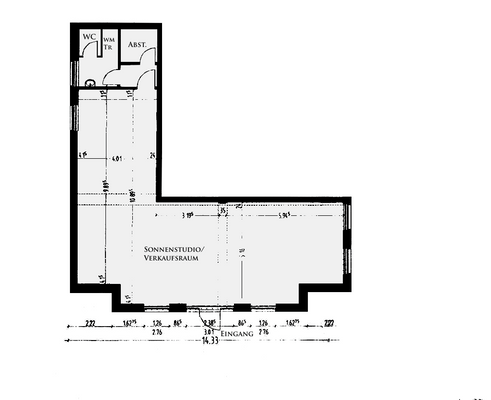 Grundriss Sonnenstudio