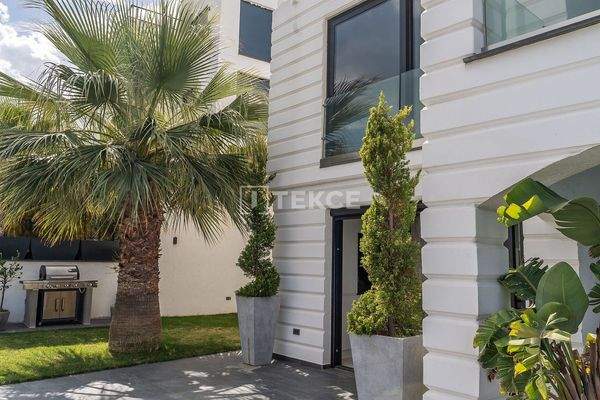 Marina and Sea View Villa in Bodrum with a Private Pool