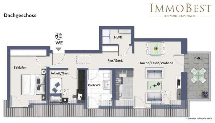 Grundriss Dachgeschoss