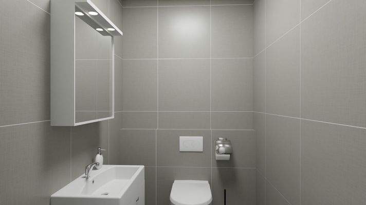 Visualisierung Gäste-WC