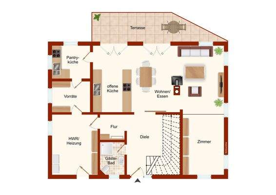 Grundriss Erdgeschoss