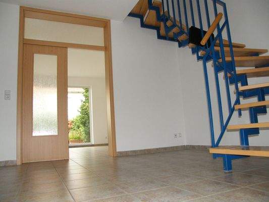 Essdielenblick zum Wohnzimmer