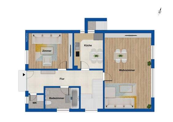 Grundriss - Erdgeschoss