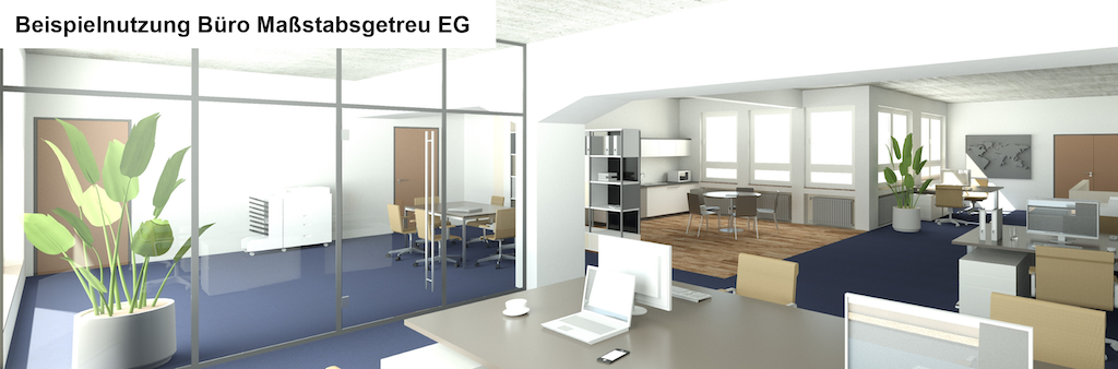 Raumansicht EG Buero Betitelt
