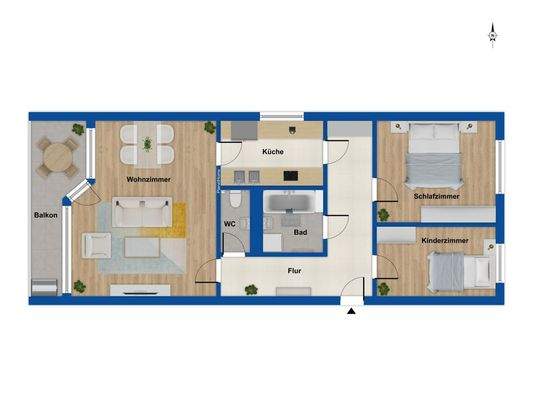 Grundriss 2. Obergeschoss