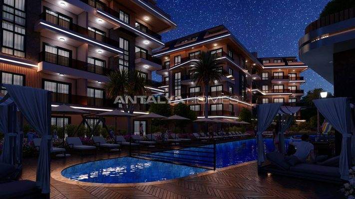 Chic Apartments Intertwined the Nature in Alanya Oba
