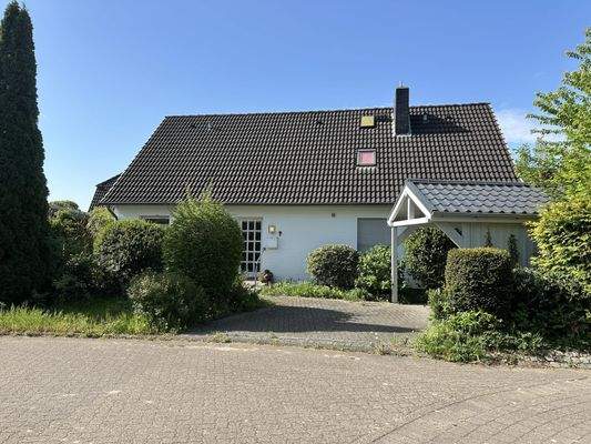 Eingangsansicht und Carport