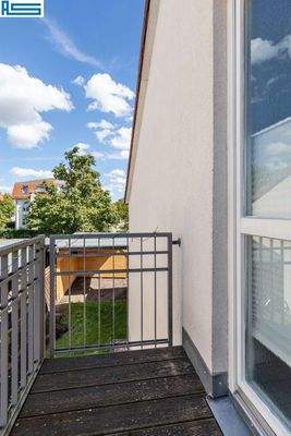 Balkon vor dem Badezimmer