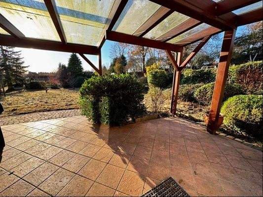 überdachte Terrasse - Teilansicht