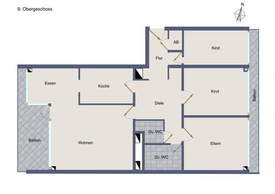 Grundriss-Illustration