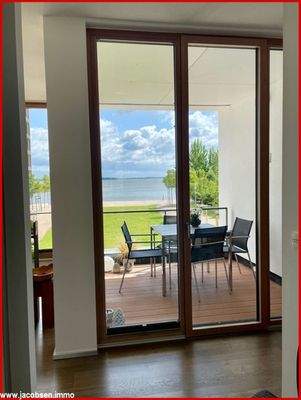 Loggia mit Blick auf die Schlei