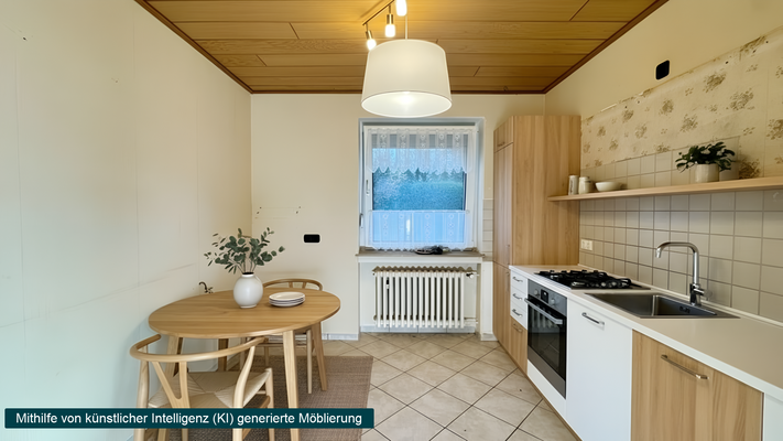 Küche - KI eingerichtet