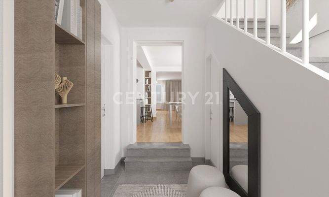 Eingangsbereich Vorderhaus, Einrichtungsidee