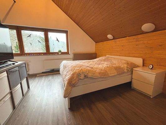 Teilansicht vom Schlafzimmer
