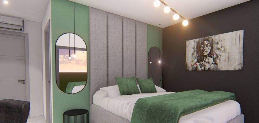 Geräumiges Schlafzimmer