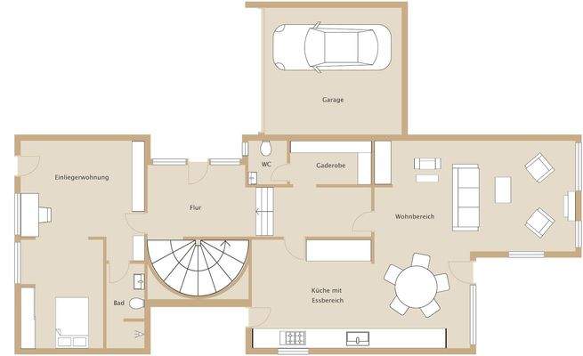 Grundriss Erdgeschoss