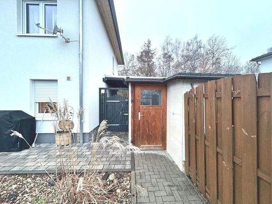 Werkstatt am Carport