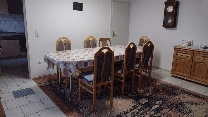 Esszimmer der Einheit im EG