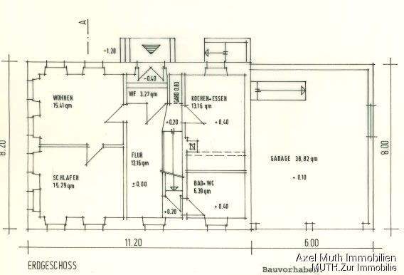 Ergeschoss mit Garage