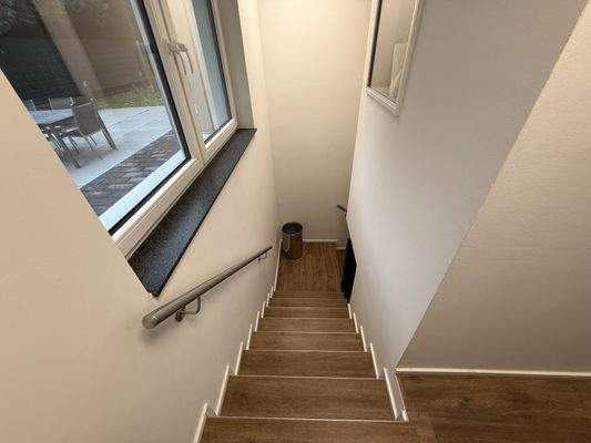 Treppen zum Untergeschoss