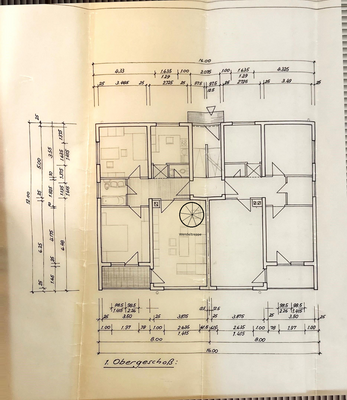 Grundriss OG aktuell mit Wendeltreppe