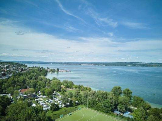 Nur wenige Gehminuten an den See