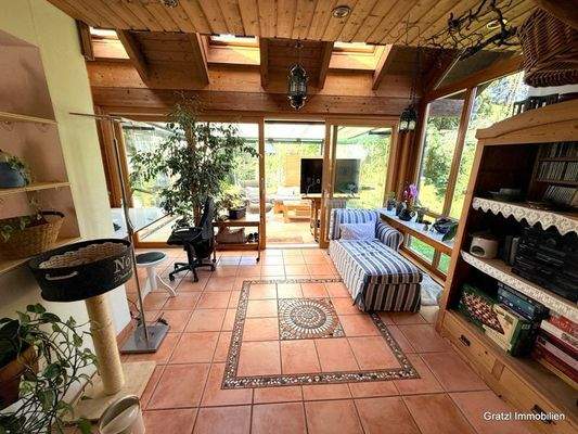 Zugang zum Wintergarten Haupthaus