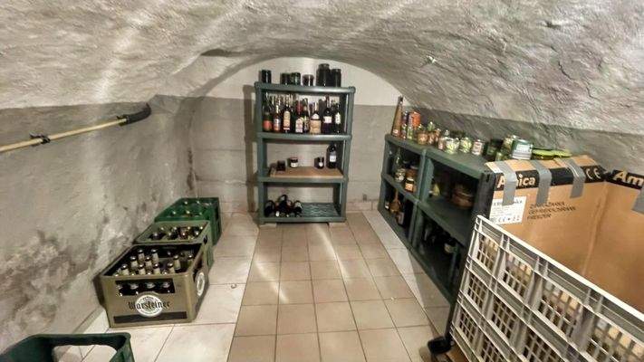 Blick in den Keller 