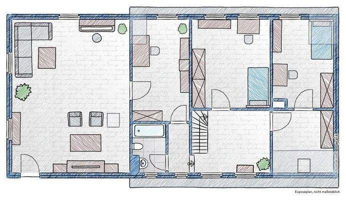 Grundriss Obergeschoss