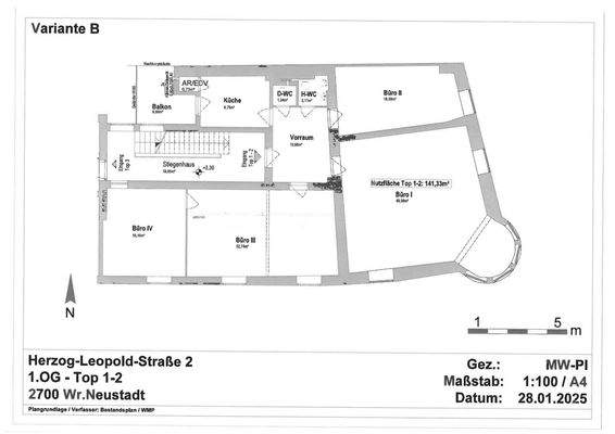 Grundriss Mietfläche