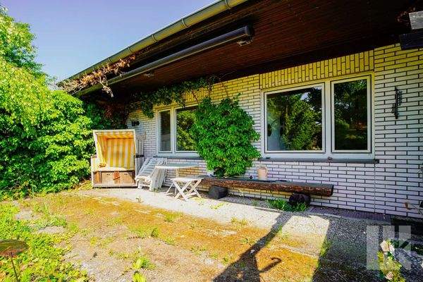 Terrasse am Wohnbereich