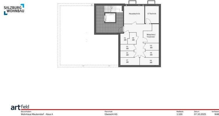 Übersicht Kellergeschoß