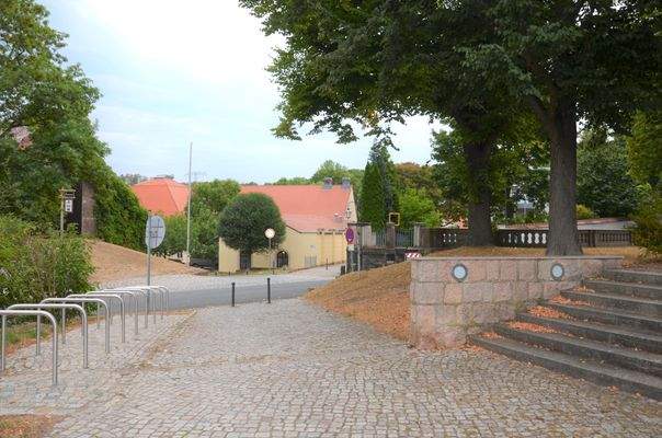 Blick zur Schloßanlage