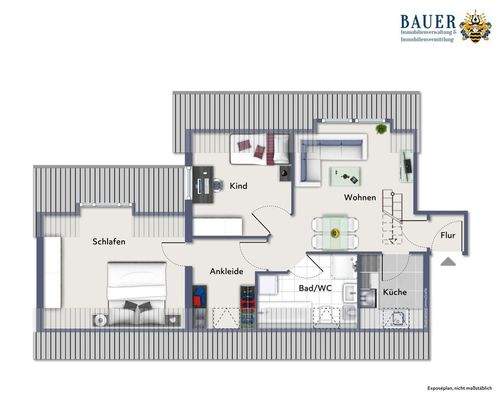 Grundriss Wohnung 5 Hauptstraße 32, Weikersheim