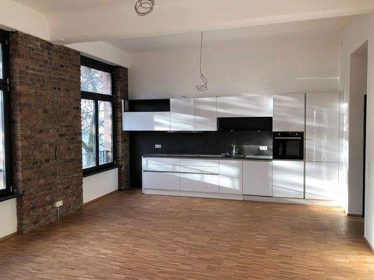 Küche im Essbereich