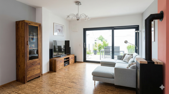 Wohnzimmer EG WE 2 - Visualisierung