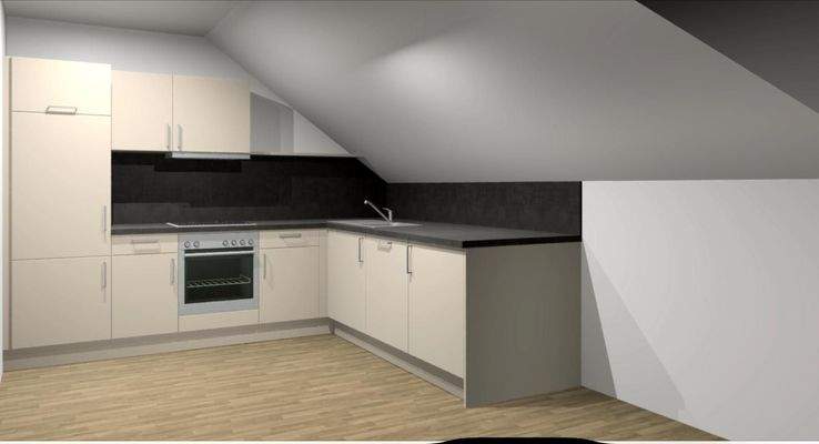 Ansicht Einbauküche