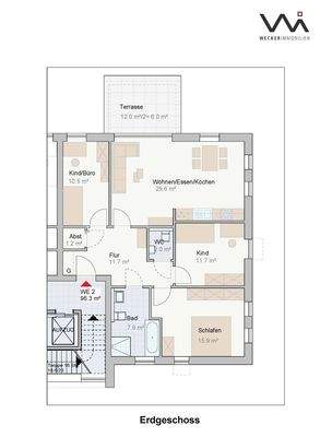 Grundriss Haus 2 Wohnung 2