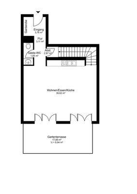 Grundriss Gartengeschoss