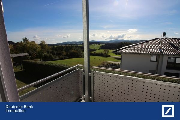 traumhafte Aussicht vom Balkon