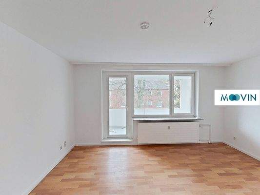 Ansicht I: Wohn- und Esszimmer