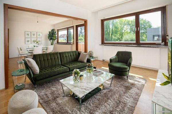 Wohn-/Essbereich OG visualisiert